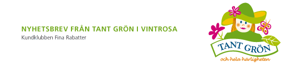 Nyhetsbrev från Tant Grön i Vintrosa