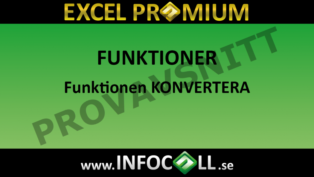Vídeo: Funktionen KONVERTERA
