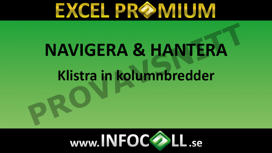 Video: klistra in kolumnbredder