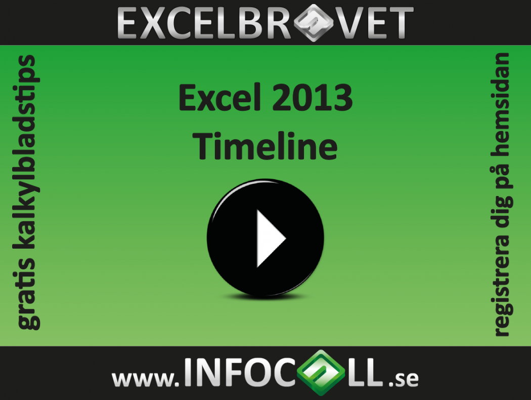 Excel 2013 Timeline