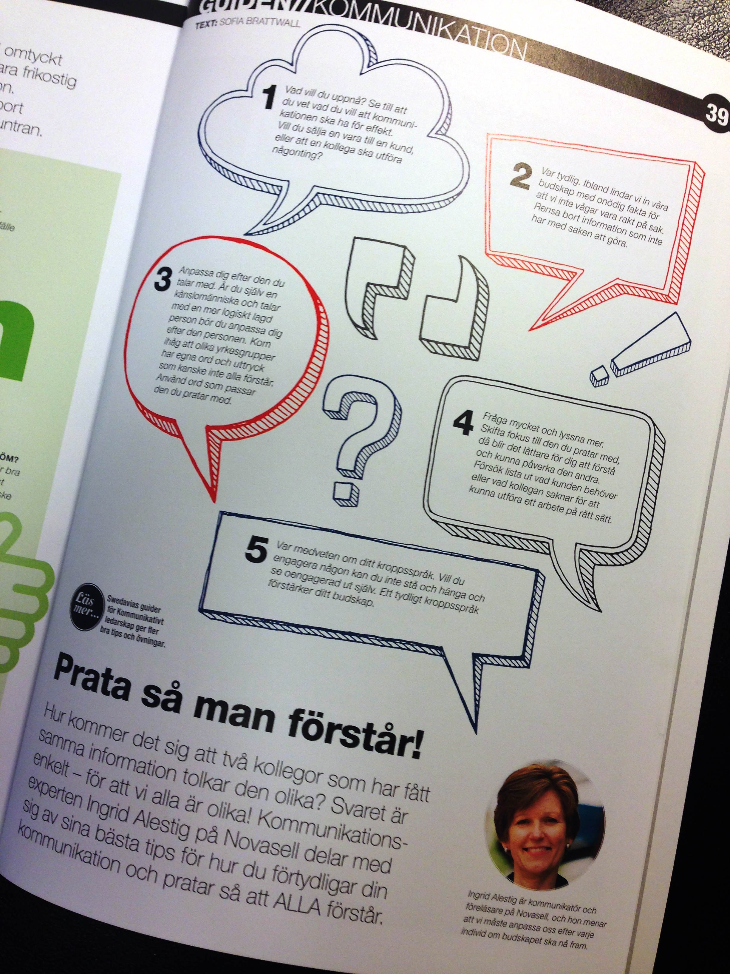 Kommunikationstips i Swedavia Magazine